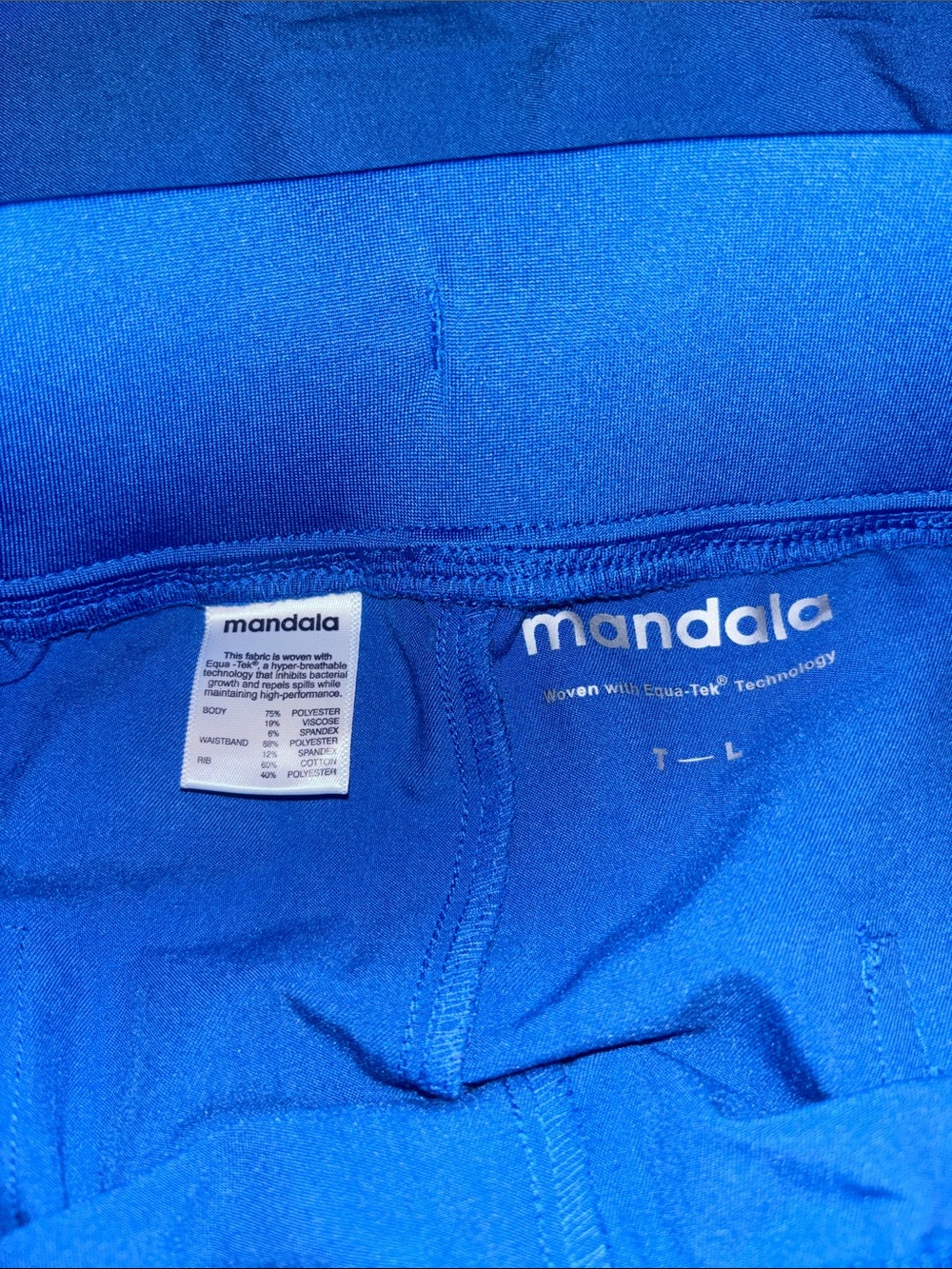 Mandala Royal Blue Scrub Set - Picture 2 of 5